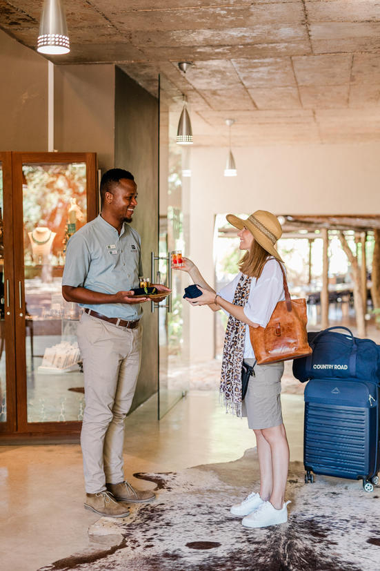 Moditlo River Lodge entrance