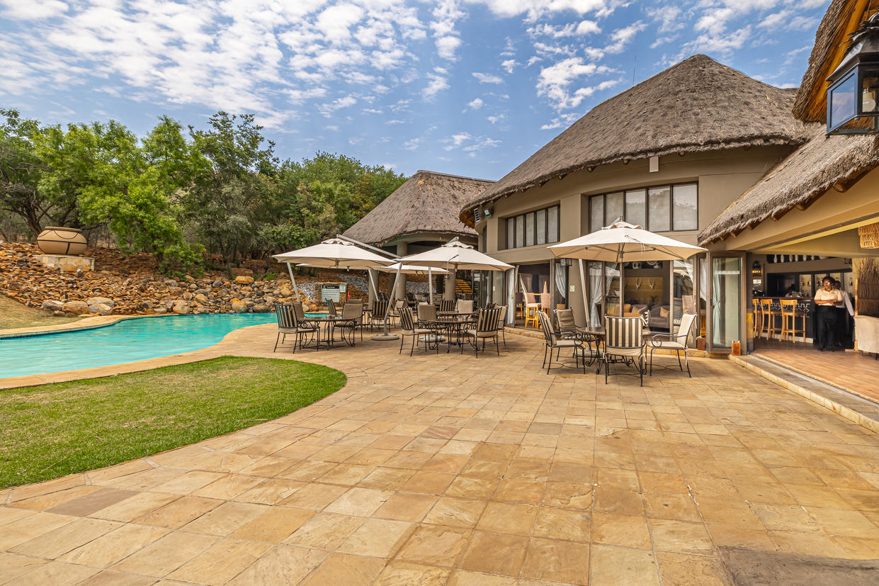 Pool and main area