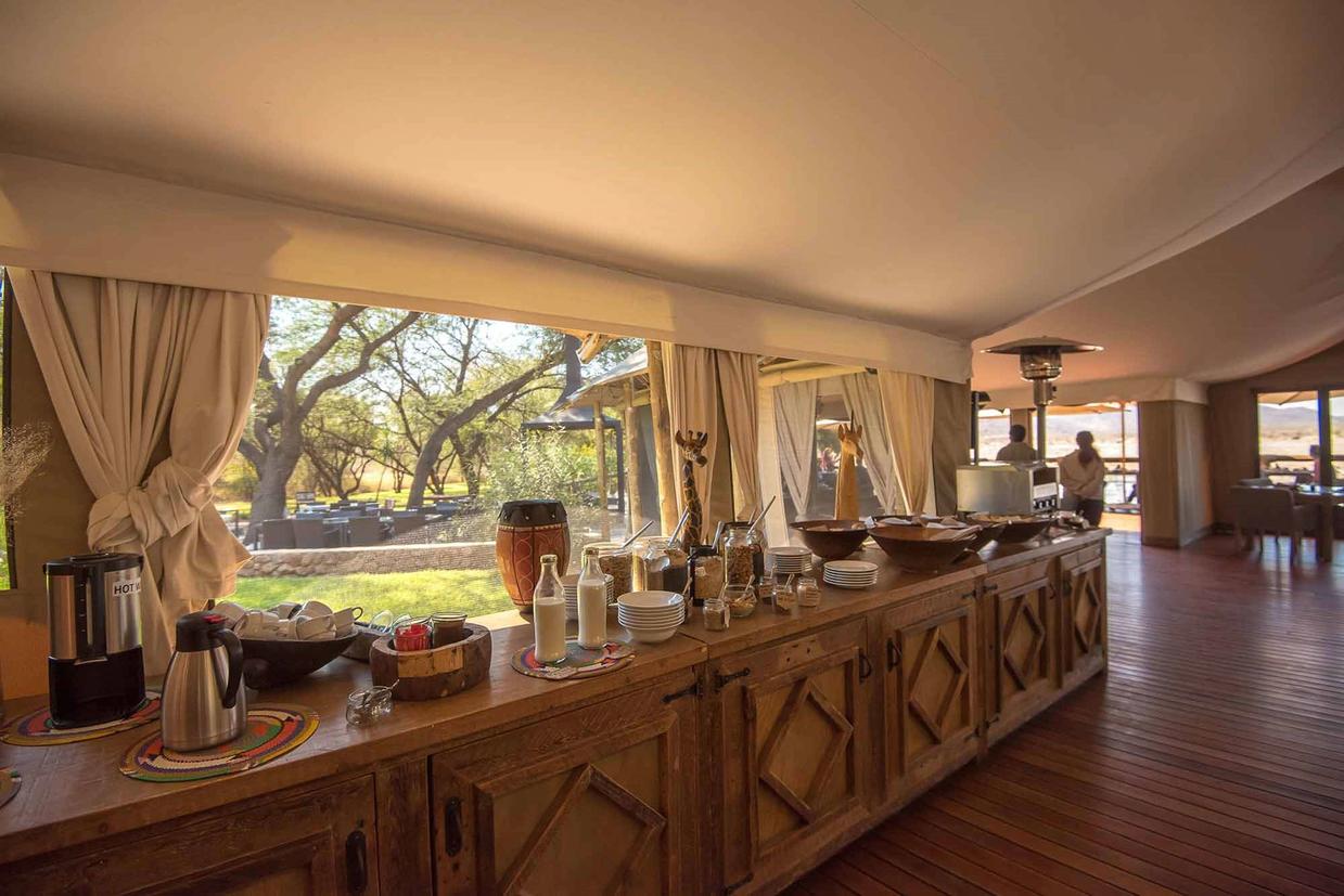 Buffet area